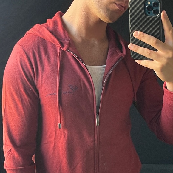 Giorgio Armani men’s zip up cashmere sweatshirt - Picture 10 of 12